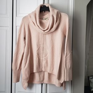 Light pink scoop neck sweater